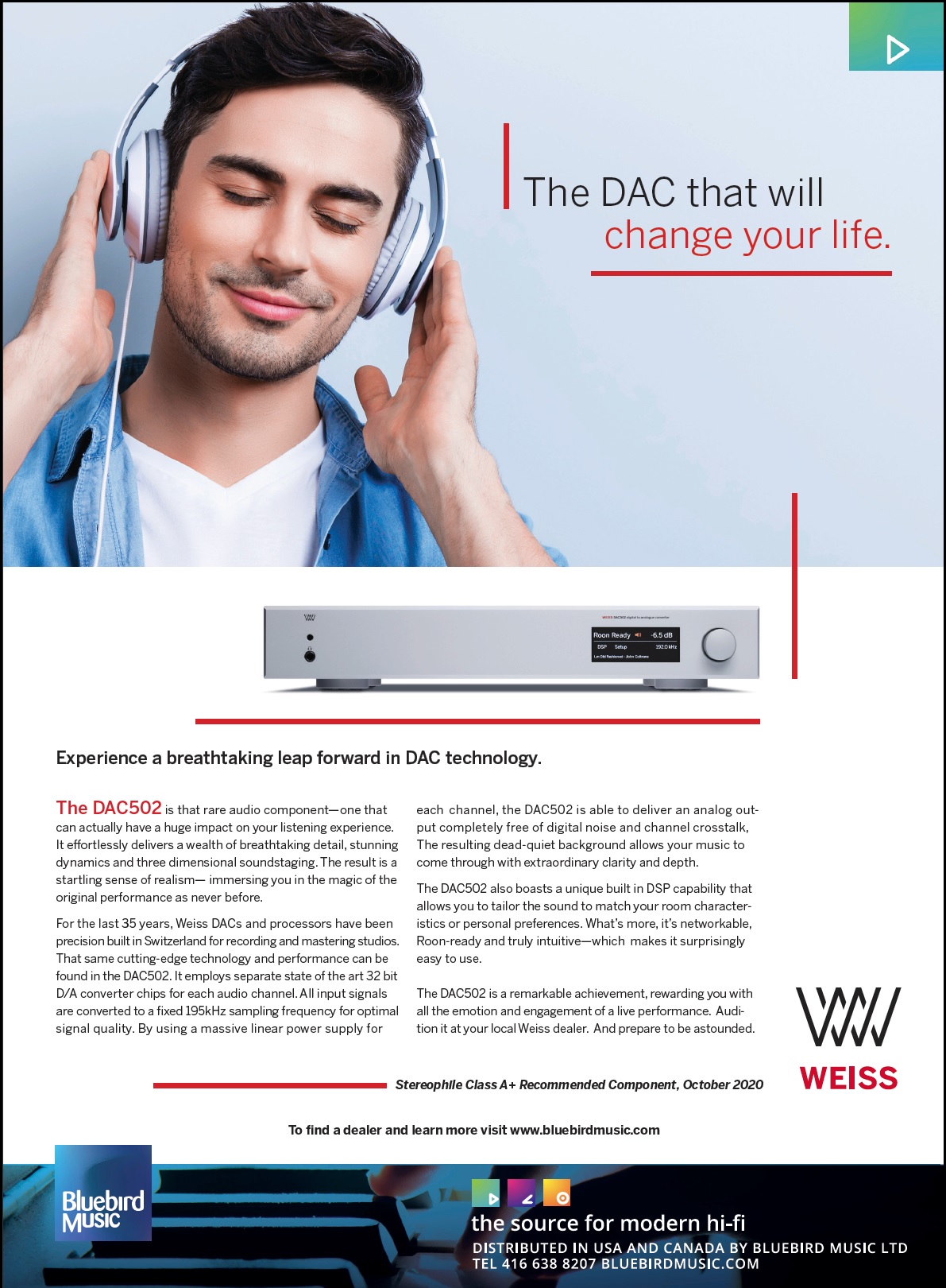 Weiss Stereophile Ad