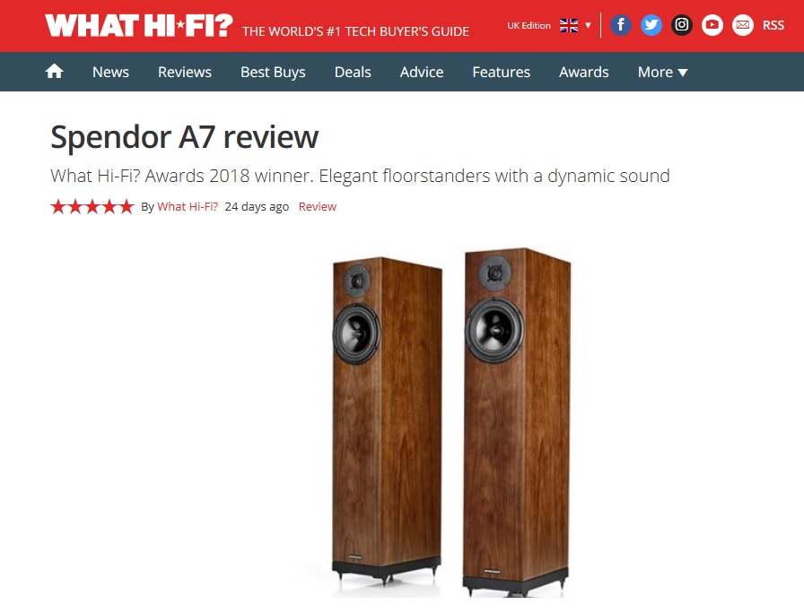 spendor a7 review
