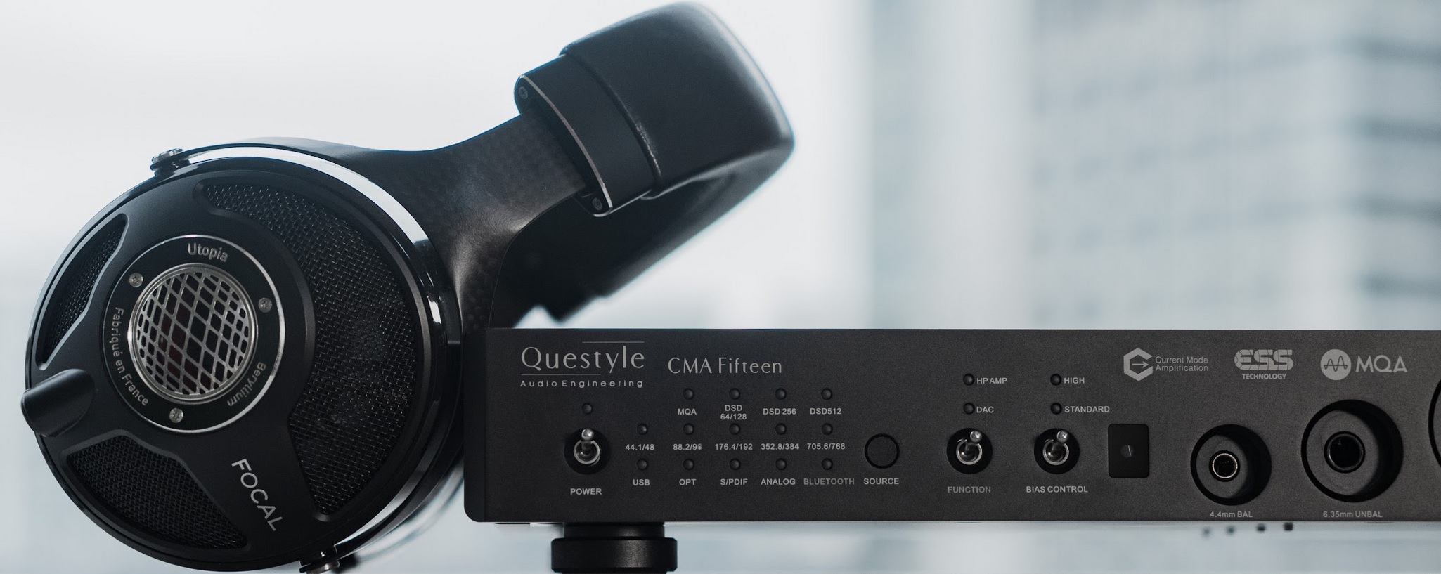Questyle CMA Fifteen with Focal Headphones