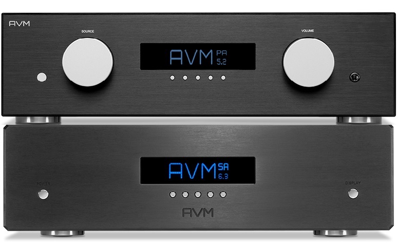 AVM PA 5.2 Preamplifier and SA 6.3 Stereo Amplifier