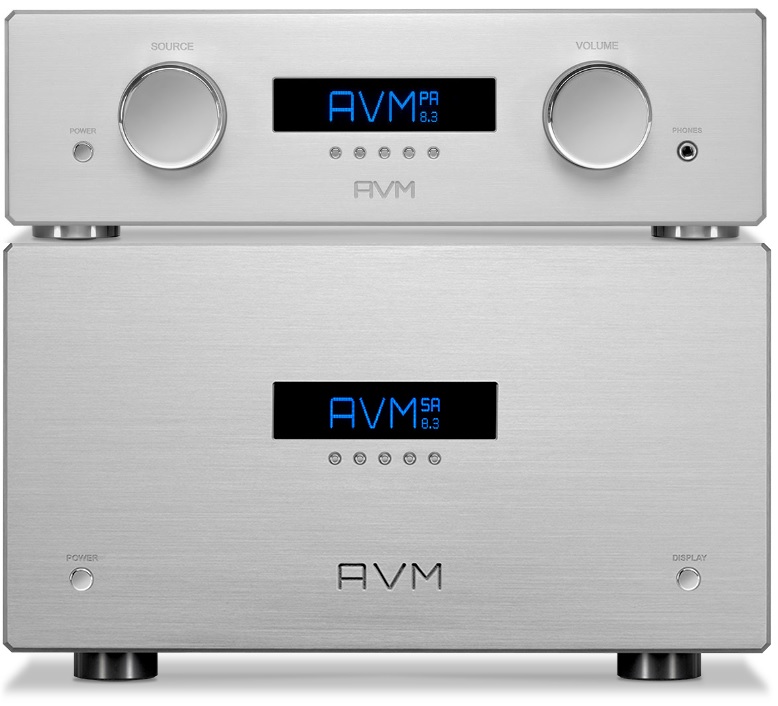 AVM PA 8.3 Preamplifier and SA 8.3 Stereo Amplifier